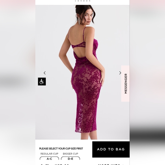 House of CB "IONE" dress - Picture 2 of 5